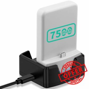 7500 mAh Battery Pack and Charging Dock