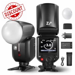 NEEWER Z2-N 2.4G TTL Round Head Flash Speedlite for Nikon