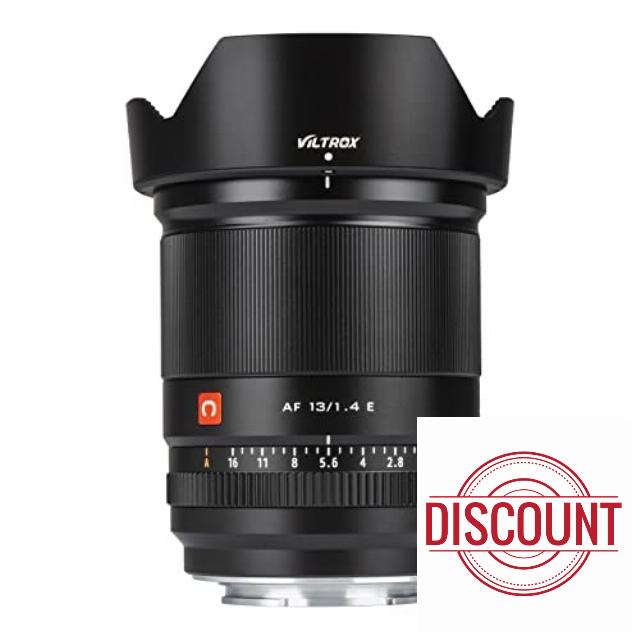 VILTROX 13mm F1.4 Wide Angle Aps-C Autofocus Lenses for Sony E Mount Camera Lenses Camera Lenses FE large aperture wide angle lens compatible for Sony a7 a7C a7III a7RIII a7RIV a7RV a9 a61