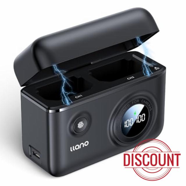 llano NP-FW50 Dual Camera Battery PD 18W Fast Charger