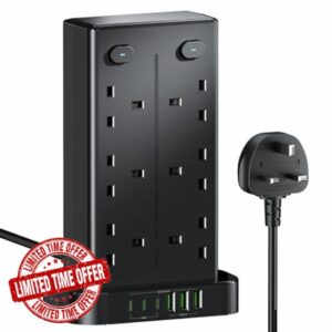 Tower Extension Lead with USB C Slots