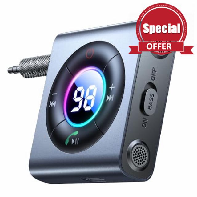 JOYROOM 2024 Aux Bluetooth Adapter for Car