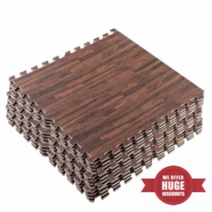 Sleeleece 12pcs Kids Interlocking Foam Play Mat Set