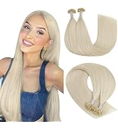 YoungSee Micro Ring Hair Extensions Brown Highlight Micro Loop Hair Extensions 24 Inch Dark Brown...