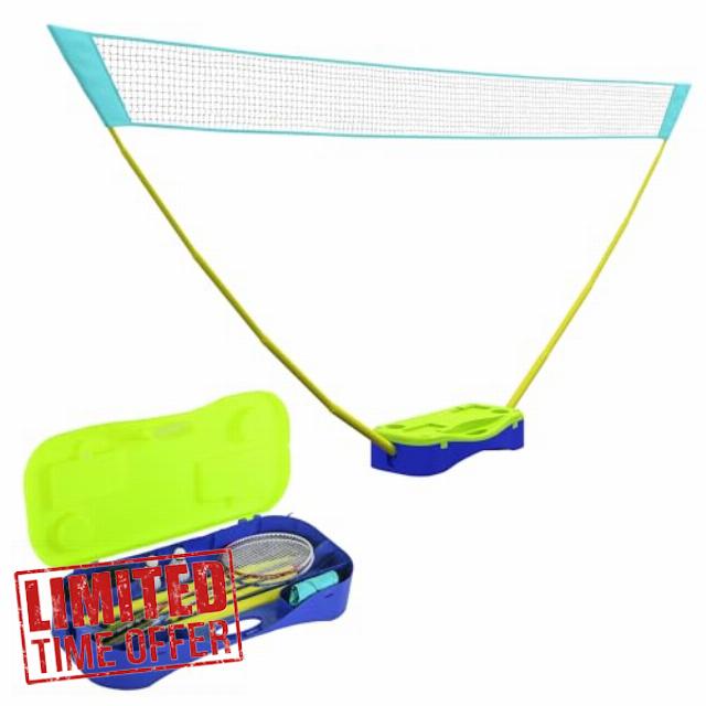 SPORTNOW Badminton Set with Volleyball Net