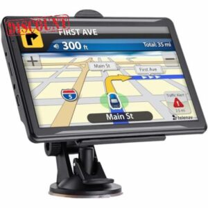 Sat Nav ANDUBEST GPS Navigator，Latest 2024 UK EU Map 7 inch Type-C Touch Screen Car GPS 256-16GB
