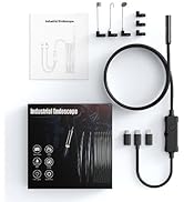 Endoscope Inspection Camera, Ennovor 1920 HD Flexible Rigid Snake Camera, 8 LED Lights No WiFi Re...
