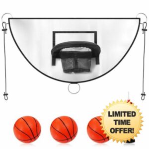 lasuroa Trampoline Basketball Hoop