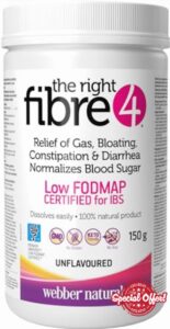 Webber Naturals The Right Fibre4 IBS Intestinal Discomfort 150 g