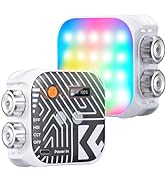 K&F Concept 84 LED Selfie Light Portable Video Light with Clip & Camera Tripod Adapter CRI 95+, R...