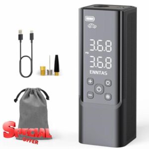 Enntas Tyre Inflator Portable Air Compressor Rechargeable