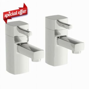 Orchard Derwent Bath Pillar taps - Chrome Bath Pillar tap