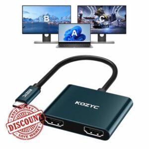 USB C to Dual HDMI Adapter 4K@60hz