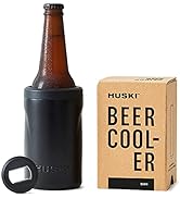 Huski Beer Cooler 2.0 | New | Premium Can and Bottle Holder | Triple Insulated Marine Grade Stain...
