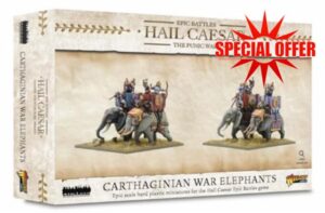 Warlord Games Carthaginian War Elephants - Epic Scale Plastic Miniatures for Hail Caesar Highly Detailed Ancient Era Miniatures for Table-top Wargaming