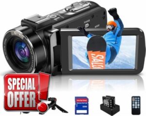 Video Camera Camcorder 4K