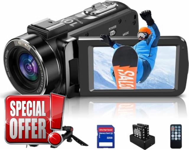 Video Camera Camcorder 4K