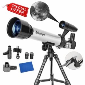 BQKOZFIN 50mm Astronomical Telescope for Kids