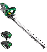 Gracious Gardens 18V Cordless Electric Hedge Trimmer Long Reach Lithium-Ion 2.4m Telescopic Exten...