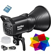 GODOX ML60IIBi LED Video Light, 70W Bi-color 2800K-6500K CRI96 TLCI97 Studio Light, 11 FX Effects...