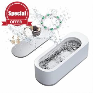 TPLTECH Ultrasonic Jewelry Cleaner - Protable Professional Ultrasonic Cleaner Machine for Jewelry