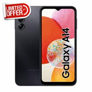 Samsung Galaxy A14 4G 64GB black (Renewed)