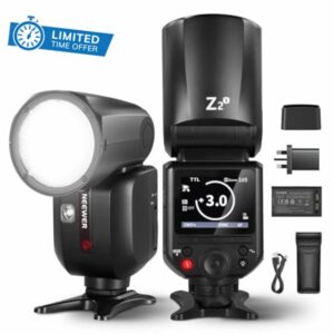 NEEWER Z2-S 2.4G TTL Round Head Flash Speedlite for Sony