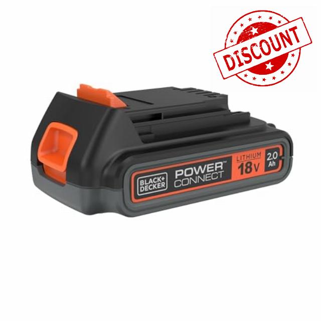 BLACK+DECKER 18 V 2.0AH Lithium Ion Battery Convenient Compact and Versatile Compatible with all 18 V BLACK+DECKER Products BL2018-XJ
