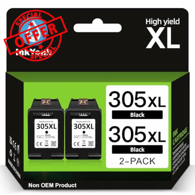 INKYEAH 305 Black Ink Cartridge XL