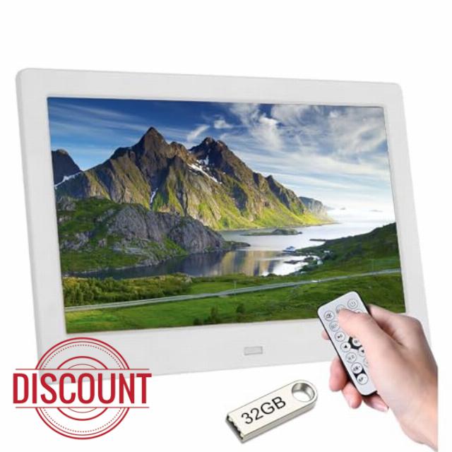 Ysguyyz 7" HD IPS Digital Photo Frame - 1080P Video