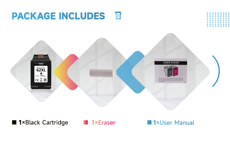 62 black ink cartridge