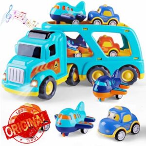 SHAWE 5 IN 1 Toys Cars for 3 4 5 6 Years Old Toddlers Boys Girls Gifts
