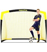 Happy Jump Football Goal Pop up Football Net Post for Kids Garden Football Training Gift