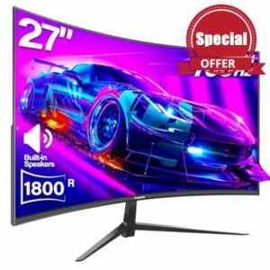 Gawfolk Curved Monitor 27 Inch 100Hz
