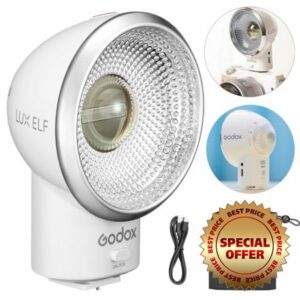 GODOX Lux Elf Retro Camera Flash GN6 6000K±200K On-Camera Flash Speedlite for Sony Canon Nikon Fuji Olympus Cameras