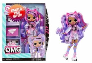 L.O.L. Surprise! OMG Fashion Doll Ace with 15 Surprises - Doll Including Gaming Themed Fashions and Accessories – Great for Kids Ages 4+