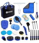 GES Car Wash Foam Sprayer with Garden Water Hose Foam Nozzle and Soap Dispenser - 21PCS Auto Car ...