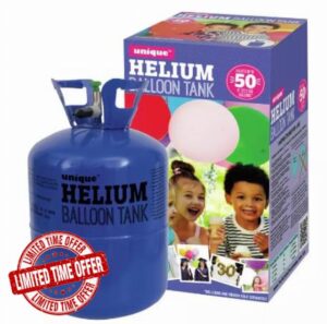 Helium Gas Canister for balloons - Fills 50 9 Inch Balloons Helium Gas Cylinde