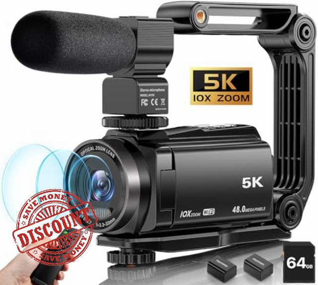 5K Video Camera Camcorder