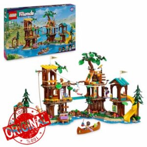 LEGO Friends Adventure Camp Tree House Camping Playset Toy for 8 Plus Year Old Girls and Boys