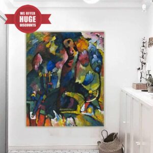 Paint by Numbers for Adults Wassily Kandinsky《Picture with an Archer》 Adult Paint by Number Kits On Canvas