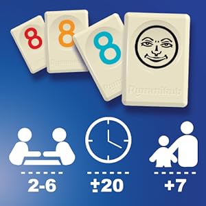 Rummikub, Rummikub Six Players, Rummy, Rummikub game, board game, family game, tabletop game,