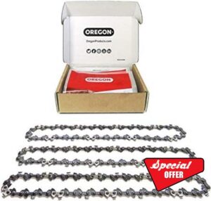 Oregon Chainsaw Chain for 16-Inch (40 cm) Bar -56 Drive Links – low-kickback chain fits Einhell