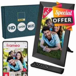 Frameo wifi Digital Photo Frame 10.1 inch | 32GB Storage