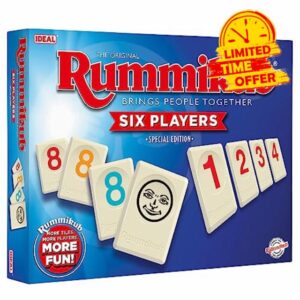 Rummikub IDEAL 6 Players: Brings People Together | Family Games | 2-6 Players | Ages 8+