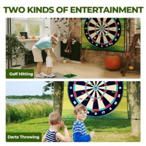 Sticky Golf/Dart Practice Hitting Mats for Indoor Outdoor Kids Adults