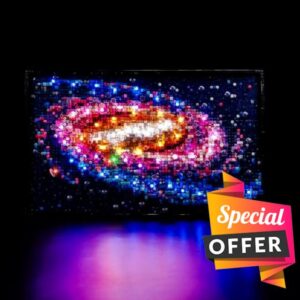 LocoLee LED Light Kit for Lego 31212 The Milky Way Galaxy (No Models Only Light) Creative Lighting Set Accessories Compatible with Lego The Milky Way Galaxy Set (Standard Version Light Kit)