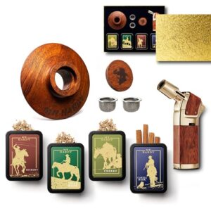 Old Fashioned Smoker Kit 4 Flavors Gift for Fathers' Day