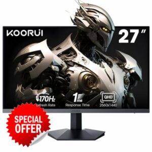 KOORUI 27 Inch Gaming Monitor QHD (2560 x 1440)