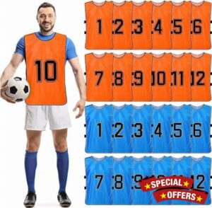 24 Pcs Scrimmage Training Vest - Soccer
